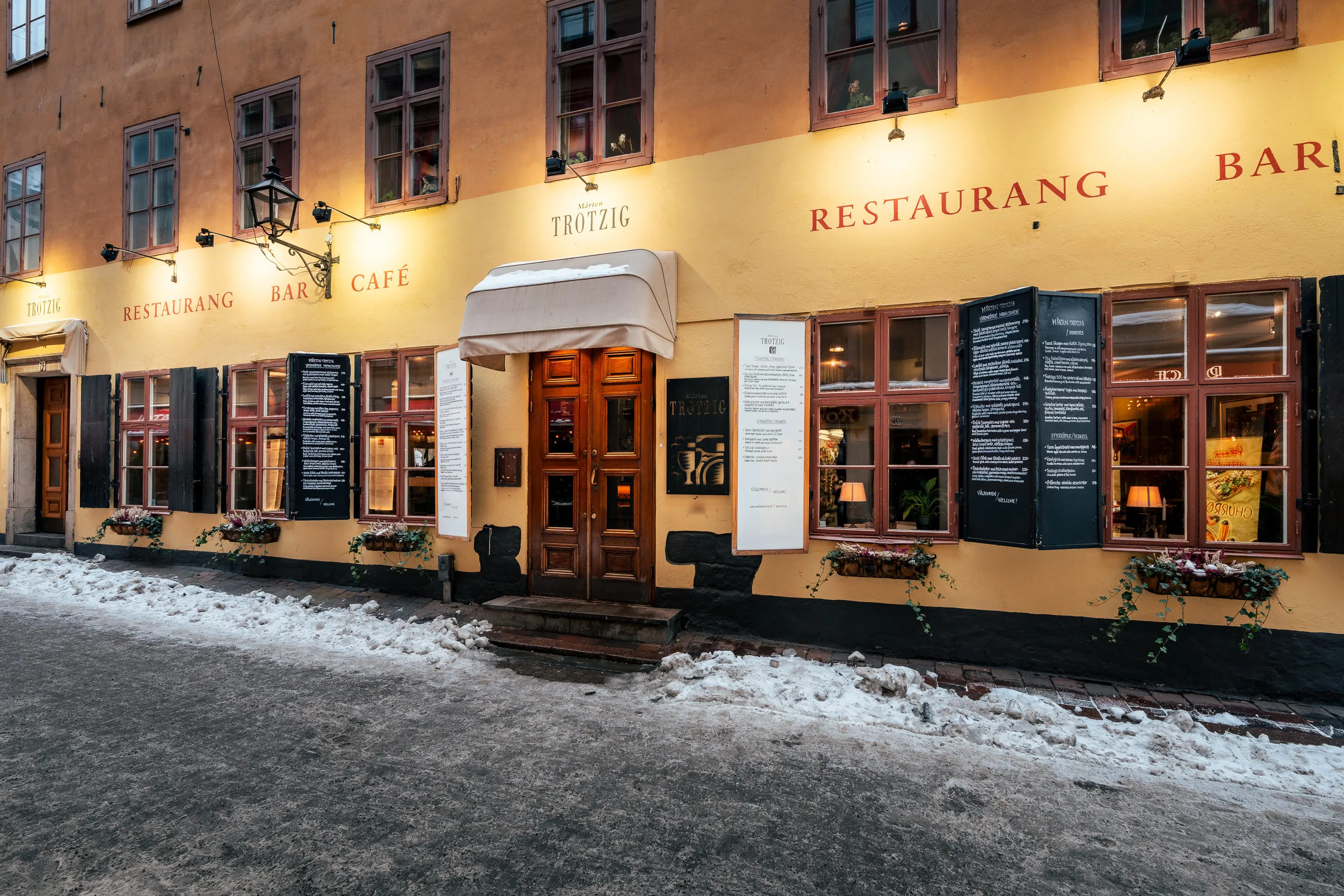 Restaurang Mårten Trotzig interiör